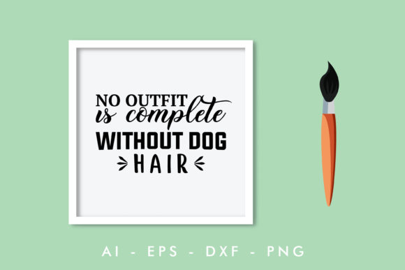 Dog Quote Design Vector Template: Graphics and Crafts for Branding