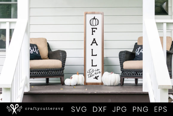 Fall Autumn Quote Porch Sign: Graphics for Crafts & Seasonal Branding