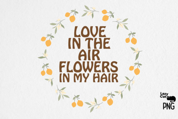 Hippie Quote Sublimation: Graphics for Crafts and Creative Brands