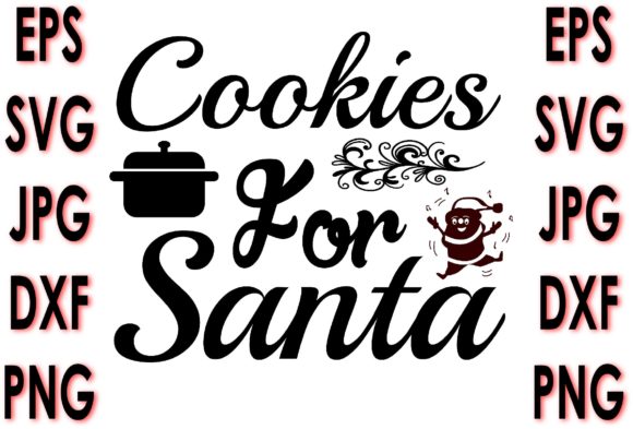 Potholder Quote Design, Cookies for Sant